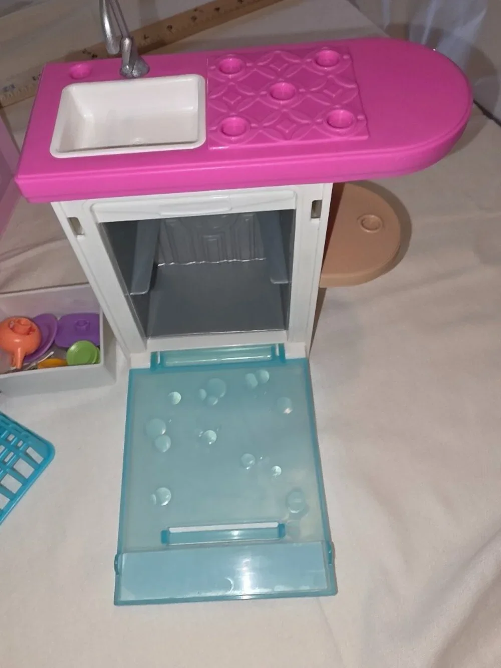 Barbie Accessories Lot Random Toy Kitchen Play Set Sink Dishwasher Oven